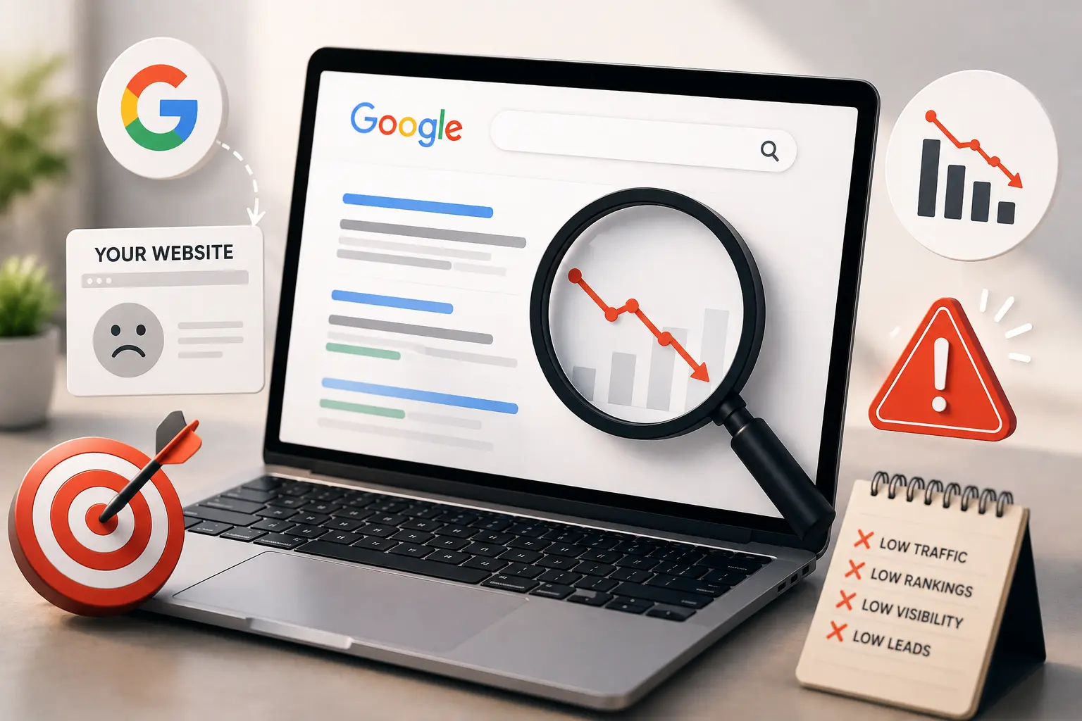 Why Your Website Is Not Ranking on Google