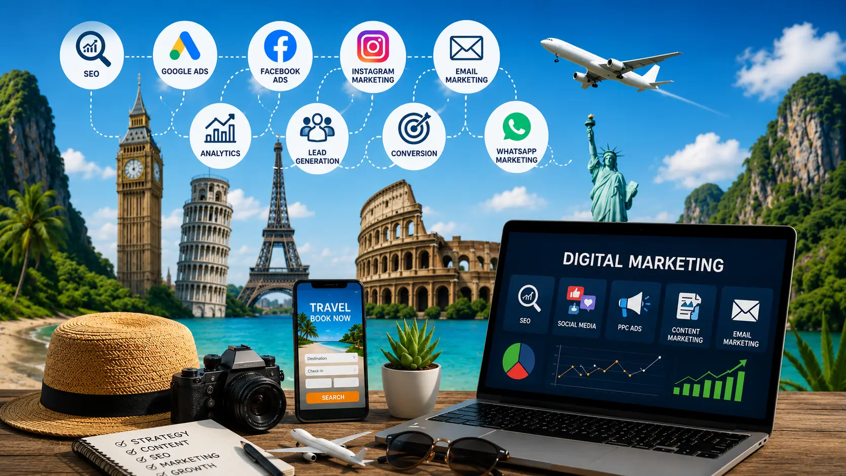 How Digital Marketing Can Help Tour & Travel Agencies Get More Bookings in 2026 