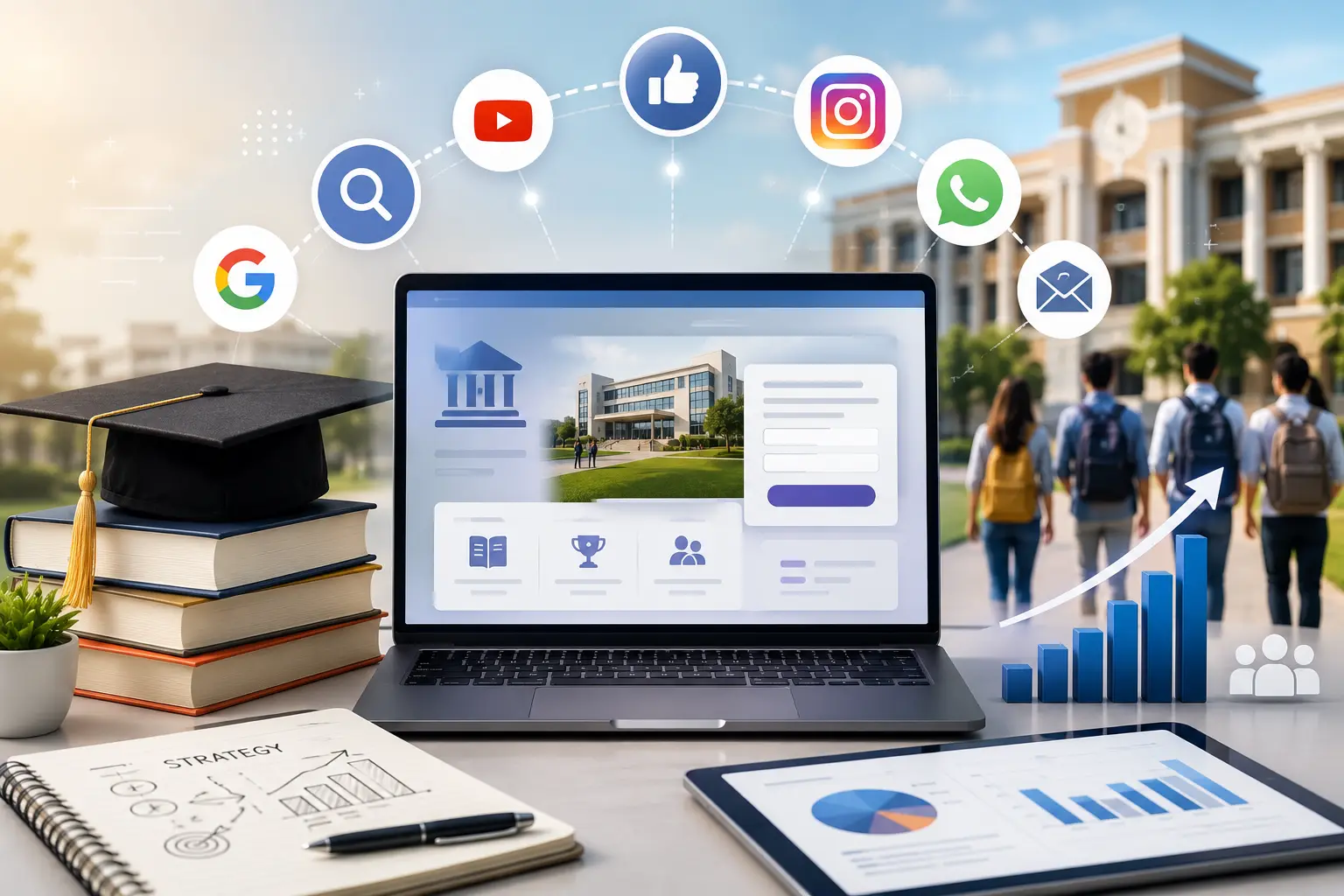 How Digital Marketing Can Increase Student Admissions in 2026