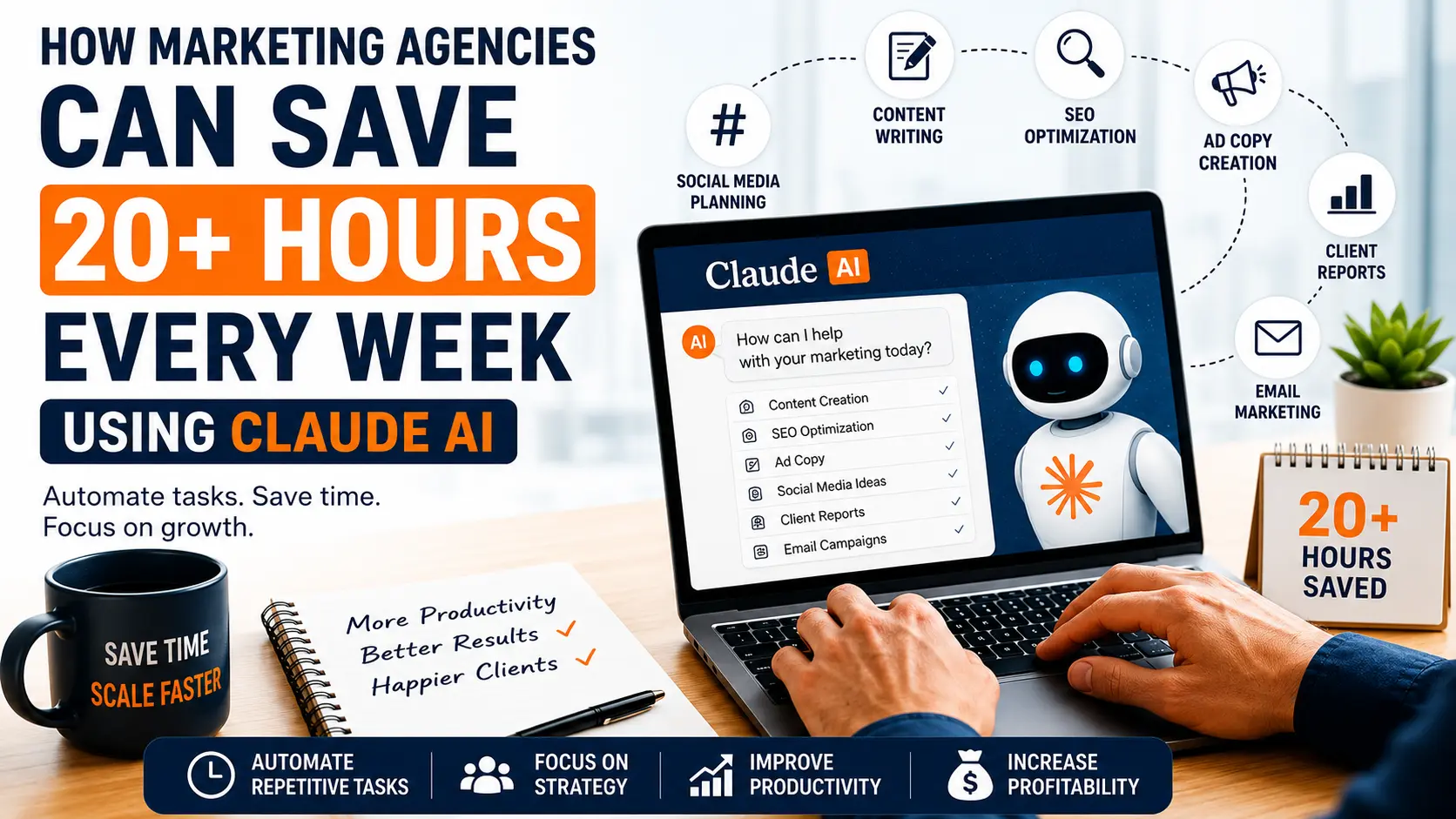 How Marketing Agencies Can Save 20+Hours Every Week Using Claude AI